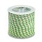 11M Polyester Braided Cord with Cotton Core, Light Green, 2.5mm, about 10.0465 Yards(11m)/Roll