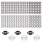 Olycraft 26 Sheets 2 Styles PVC Plastic Waterproof Stickers, Dot Round Self-adhesive Decals, for Helmet, Laptop, Cup, Suitcase Decor, Rugby Pattern, 195x195mm, 25pcs/sheet, 13 sheets/style