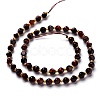 Natural Red Tiger Eye Beads Strand G-M367-19A-3