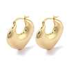 Brass Hoop Earrings EJEW-H301-02G-05-1