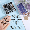 SUNNYCLUE 120Pcs 4 Colors Silicone Eyeglasses Chains Loop Ends AJEW-SC0002-54-3