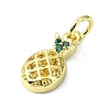 Brass Micro Pave Cubic Zirconia Pendants KK-H475-17G-03-2