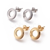 304 Stainless Steel Stud Earrings EJEW-I235-07A-1