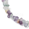 Natural Fluorite Anklets AJEW-AN00592-02-3