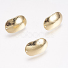 Brass Stud Earring Findings KK-F731-01G-1