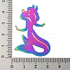 Ion Plating(IP) 201 Stainless Steel Etched Metal Embellishments Pendants STAS-G328-02I-RC-3