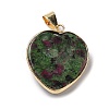 Natural Ruby in Zoisite Pendants G-K335-04G-12-3