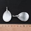 Natural Selenite Big Pendants G-M091-01A-3