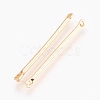 Brass Bar Links connectors X-KK-T020-24G-2