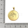 Brass Micro Pave Cubic Zirconia Pendants KK-E111-04G-3