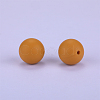 Round Silicone Focal Beads SI-JX0046A-36-2