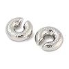 Non-Tarnish 304 Stainless Steel Cuff Earrings EJEW-G377-04A-2