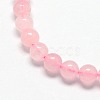 Natural  Rose Quartz Beads Strands X-G-L104-10mm-01-1