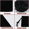 CREATCABIN Rectangle Velvet Drawstring Pouches TP-CN0001-03A-02-6