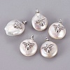 Natural Cultured Freshwater Pearl Pendants X-PEAR-F008-37P-1
