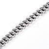 316 Surgical Stainless Steel Curb Chain Bracelets BJEW-G520-25-3