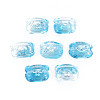 Two Tone Transparent Spray Painted Glass Beads GLAA-T022-03-C01-1
