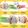 DIY Bees Theme Diamond Painting Acrylic Cup Mat Kits DIY-TAC0012-72-17