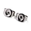 Tarnish Resistant 304 Stainless Steel Ear Nuts A-STAS-H413-01P-2