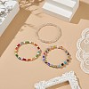Glass Seed Beads Beaded Bracelets Sets BJEW-JB09074-4