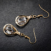 Zinc Alloy Glass Dangle Earrings EJEW-BB34061-G-9