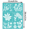 Self-Adhesive Silk Screen Printing Stencil DIY-WH0338-293-2