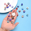 Acrylic & Resin & Polymer Clay Rhinestone European Beads FPDL-S015-04A-4