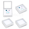 Plastic Loose Diamond Gemstone Display Boxes CON-WH0094-13B-1