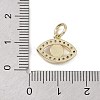 Real 18K Gold Plated Brass Micro Pave Cubic Zirconia Charms KK-L209-071G-02-3