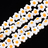 Natural White Shell Beads Strands SHEL-N003-30-1