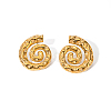 Brass Stud Earrings for Women EJEW-U015-13G-01-1