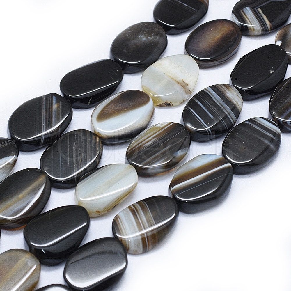 Cheap Natural Banded Agate/Striped Agate Beads Strands Online Store ...