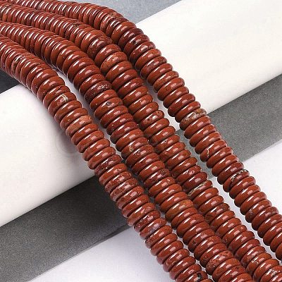 Natural Red Jasper Beads Strands G-Q159-B08-01-1