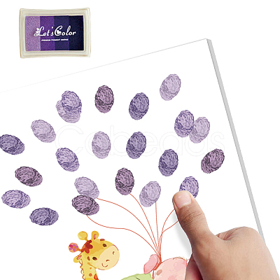 Canvas Fingerprint Painting DIY-WH0466-031-1