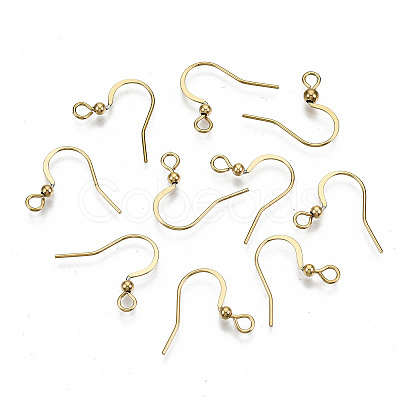 304 Stainless Steel Earring Hooks STAS-N092-103G-NR-1