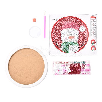 DIY Christmas Theme Diamond Painting Kits For Kids DIY-F073-07-1