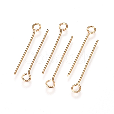 304 Stainless Steel Eye Pins A-STAS-L238-005H-G-1