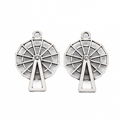 Tibetan Style Alloy Pendants TIBEP-N008-094-1