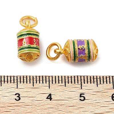 Alloy Enamel Charms ENAM-M008-01G-1