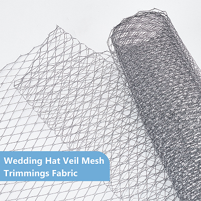 Nylon Mesh Lace Fabric DIY-WH0530-83A-1