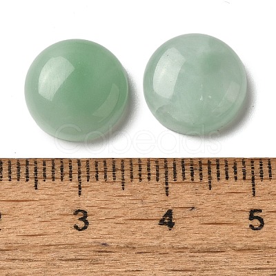 Natural Glass Cabochons G-N343-12-1