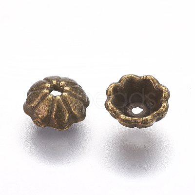 Tibetan Style Bead Caps X-TIBEB-00954-AB-NR-1