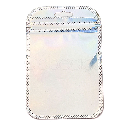 Plastic Glitter Holographic Packaging Yinyang Zip Lock Bags OPP-D003-04E-1