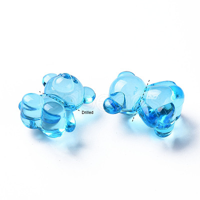 Transparent Acrylic Beads X-MACR-S373-54B-1