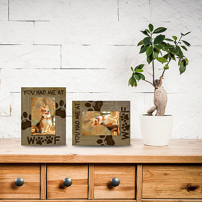 Natural Wood Photo Frames AJEW-WH0292-063-1