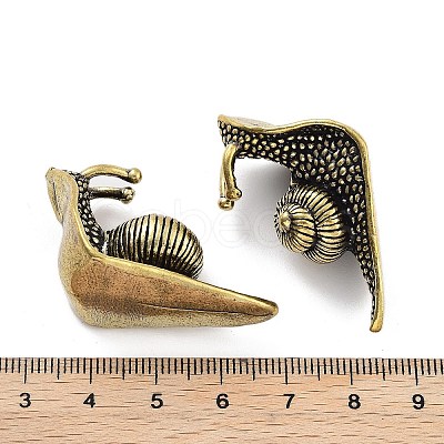 Brass Snail Figurines Statues for Home Desktop Feng Shui Ornament KK-A216-05A-AB-1