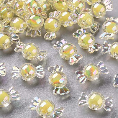 Transparent Acrylic Beads TACR-S152-03B-SS2105-1