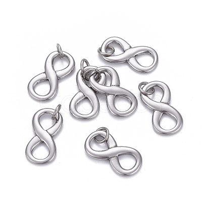 Non-Tarnish 304 Stainless Steel Charms STAS-L218-17P-1