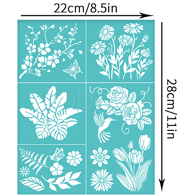 Self-Adhesive Silk Screen Printing Stencil DIY-WH0338-293-1