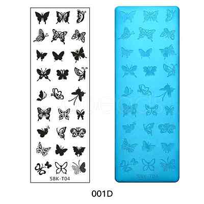 Tarnish Resistant Stainless Steel Nail Art Stamping Plates X-MRMJ-Q044-001D-1